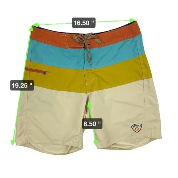 NEW HOWLER BROS 'Oracle Boardshorts' Mens Swim Trunks Surf Beach - Size 33, NWT